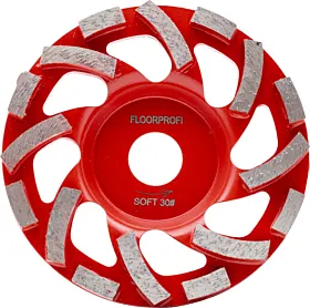 125 mm diamant komschijf turbo fan voor harde vloeren van Floorprofi