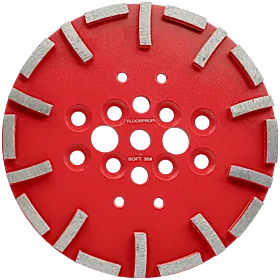Diamant schijf Ø 250 mm rond zacht binding, harde vloeren korrel 30