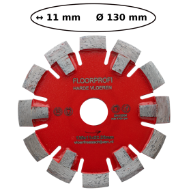 Diamant vloerfreesschijf voor extra harde vloeren, 11 x 130 mm